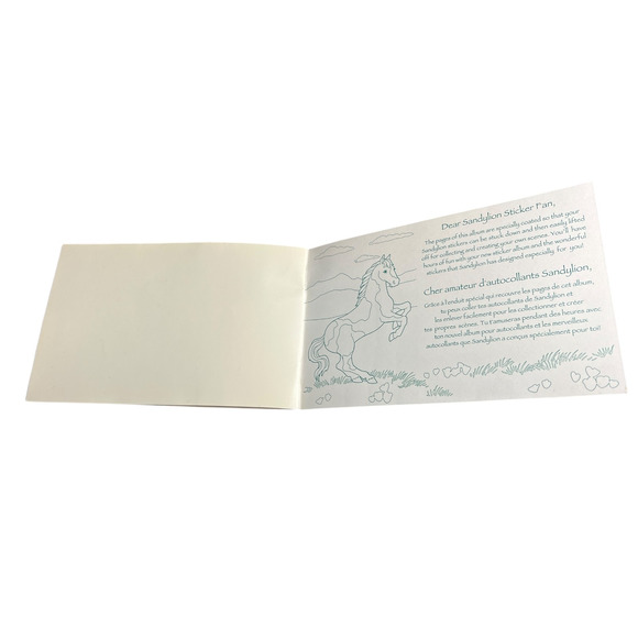 Vintage Sandylion Reusable Sticker Album Horses 2001 Discontinued - Picture 6 of 6